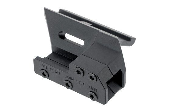 Rotapoint Systems T2 Red Dot Offset Mount has a black finish